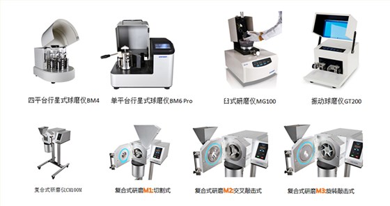 格瑞德曼研磨粉碎類儀器的部分旗艦產品