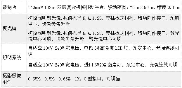 舜宇生物顯微鏡EX20